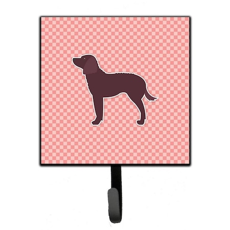 Jensendistributionservices American Water Spaniel Checkerboard Pink Leash or Key Holder MI1709922